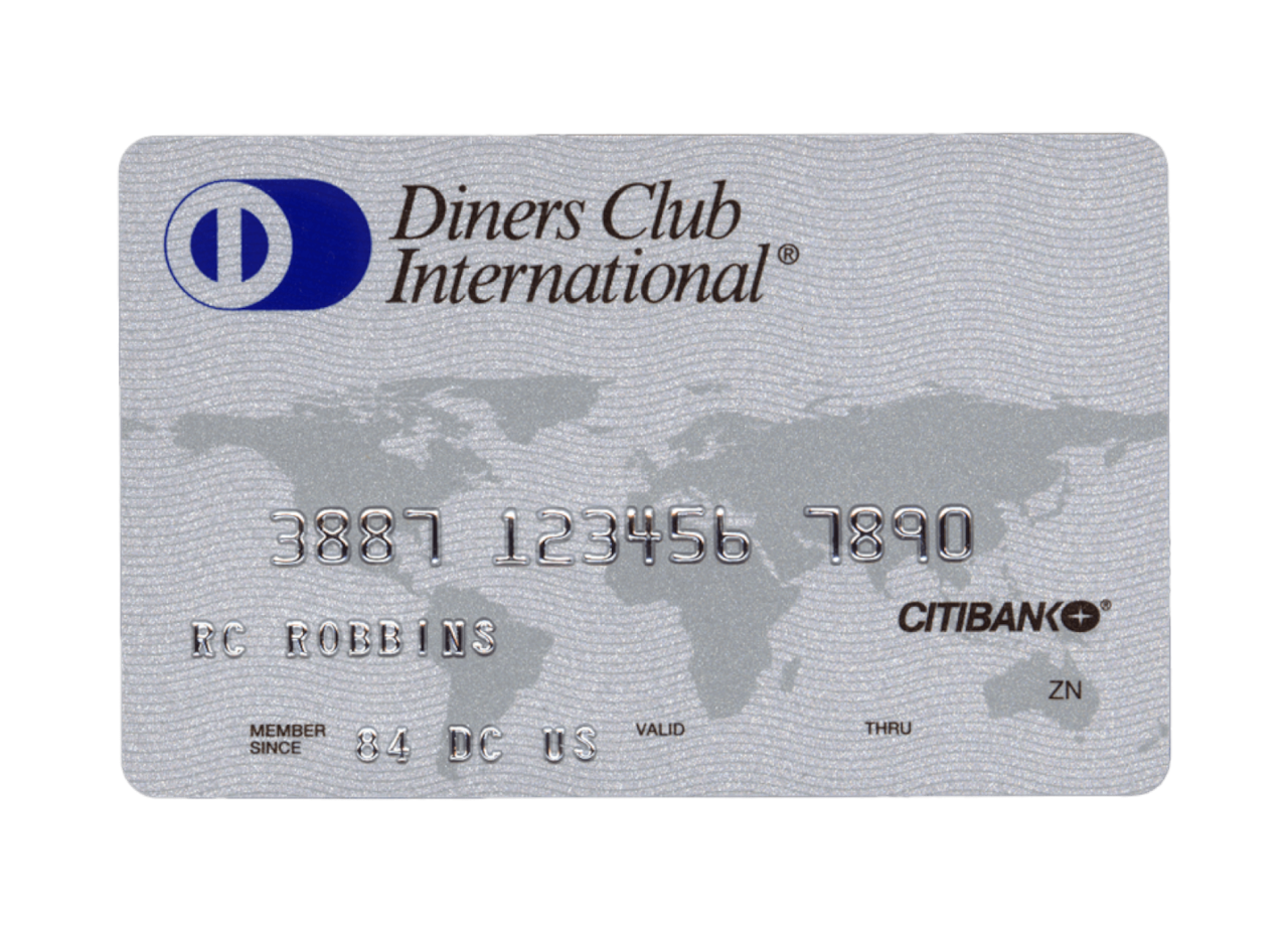 Vintage Diners Club Logo from 1950 and 1951